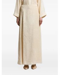 Peserico - Textured-Finish Maxi Skirt - Lyst