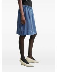 TOTEME - Striped Mini Skirt - Lyst