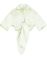 Rosie Assoulin - Tie Me Up Button-Down Shirt - Lyst
