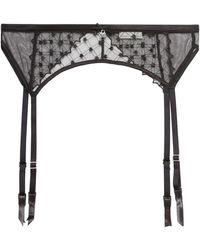 Fleur du Mal - Love Lock Garter Belt - Lyst