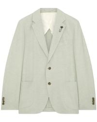 Lardini - Single-Breasted Patch-Pocket Blazer - Lyst