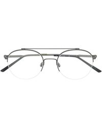 Calvin Klein - Round Frame Glasses - Lyst