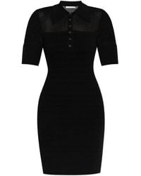 Gestuz - Gzmagny Polo-Neck Ribbed Knit Mini Dress - Lyst
