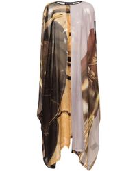 BARBARA BOLOGNA - Robe longue à imprimé photographique - Lyst