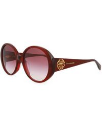 McQueen - Round-Frame Sunglasses - Lyst