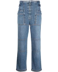 Stella McCartney - Straight-Leg Cargo Jeans - Lyst