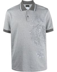 Billionaire - Lion-print Polo Shirt - Lyst