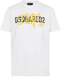 DSquared² - T-Shirt Cool-Fit Graffiti - Lyst