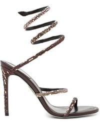 Rene Caovilla - X Swarovski 105Mm Cleo Sandals - Lyst