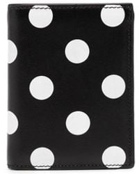 Comme des Garçons - Polka Dot-Print Leather Cardholder - Lyst
