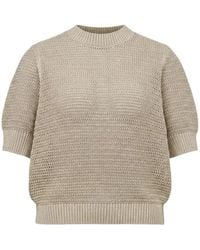 DRYKORN - Chunky-Knit Short-Sleeve Sweater - Lyst