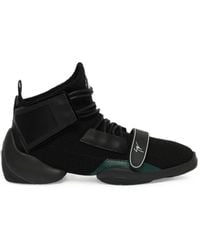 Giuseppe Zanotti - Mens Sneaker Black, White Sneakers Basket All - Lyst