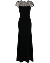 Jenny Packham - Melody Embellished Crepe Gown - Lyst