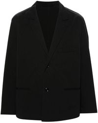 Lemaire - Single-breasted Cotton Blazer - Lyst