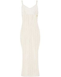 Dolce & Gabbana - Crochet Slip Dress - Lyst