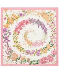 Ferragamo - Floral-Print Scarf - Lyst