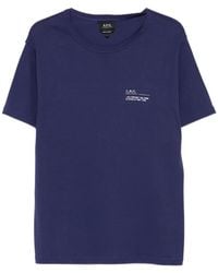 A.P.C. - Niclas T-Shirt - Lyst