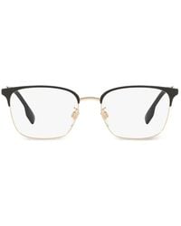 Burberry - Brille Mit Eckigem Gestell - Lyst