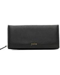 Poche Paris - Logo-Detail Leather Wallet - Lyst