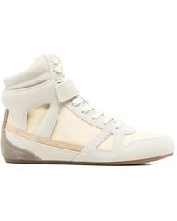 Isabel Marant - Senny High-Top Suede Sneakers - Lyst