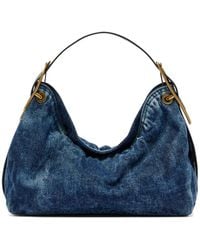 DIESEL - D-Line-Denim Shoulder Bag - Lyst