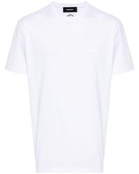 DSquared² - T-Shirt mit Logo-Verzierung - Lyst