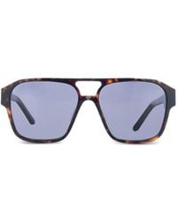 FACE HIDE - Tortoiseshell Double-Bridge Sunglasses - Lyst