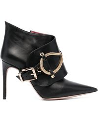 HARDOT - Chain-Link Trim Ankle Boots - Lyst