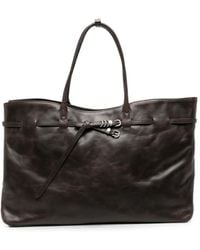 Marge Sherwood - Buckle-Detail Leather Shoulder Bag - Lyst