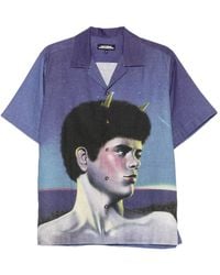 Carne Bollente - Graphic-Print Short-Sleeve Shirt - Lyst