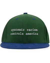DENIM TEARS - X Arthur Jafa Systemic Racism Controls America Embroidered Trucker Hat - Lyst