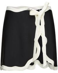 KARL LAGERFELD - Signature Scallop Pareo - Lyst