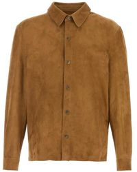 SANTORO - Suede Shirt - Lyst
