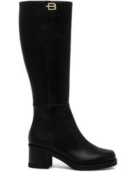 Baldinini - Leather Knee-High Boots - Lyst