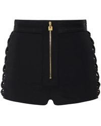 Elisabetta Franchi - Crossover Laces Shorts - Lyst