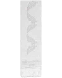 ALEXANDER DIGENOVA - Tonal Fringed Scarf - Lyst