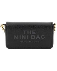 Marc Jacobs - The Mini Bag debossed-logo shoulder bag - Lyst