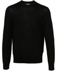 DSquared² - Pull En Laine Vierge À Logo Brodé - Lyst