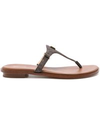 MICHAEL Michael Kors - Jillian Sandalen Mit Logo-Schild - Lyst