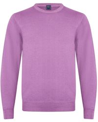 Fedeli - Pullover Mit Rundhalsausschnitt - Lyst