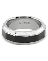 Guess - Hexagon Hexagonal-Shape Ring - Lyst