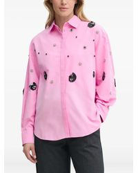 Bruuns Bazaar - Sequin-Embellished Shirt - Lyst