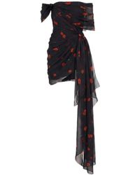 Monse - Robe Courte À Cerises Imprimées - Lyst