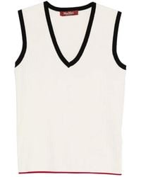 Max Mara - V-Neck Tank Top - Lyst