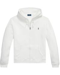 Polo Ralph Lauren - Hooded Full Zip Long Sleeves Sweatshirt - Lyst