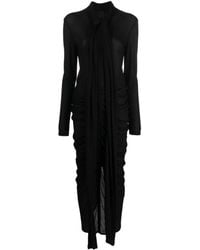 Givenchy - Draped Long Dress - Lyst