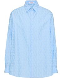 Valentino Garavani - Toile Iconographe Cotton Shirt - Lyst