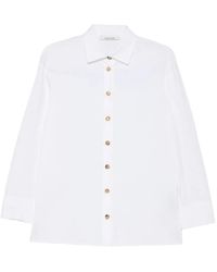 Liviana Conti - Chemise À Boutonnière Et Liens À Nouer Au Dos - Lyst