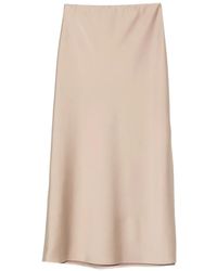 D.exterior - Side-Slit Maxi Skirt - Lyst
