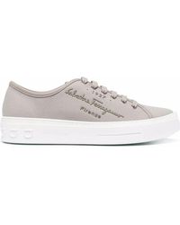 Ferragamo - Ferragamo Mediterr Low-Top Sneakers - Lyst